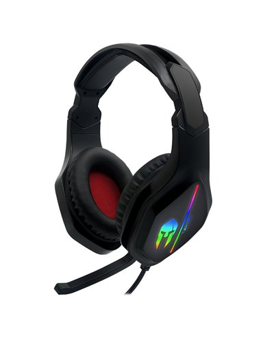 NOD IRON SOUND v2 GAMING HEADSET, WITH RUNNING RGB & ADAPTER