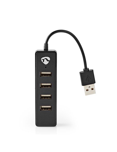 NEDIS UHUBU2420BK USB Hub 4-Port USB 2.0 Black