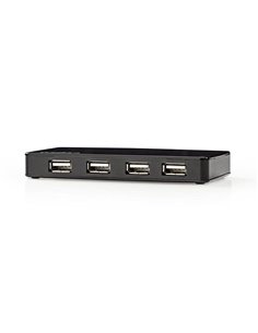 NEDIS UHUBU2730BK USB Hub 7-Port USB 2.0 Separate Power