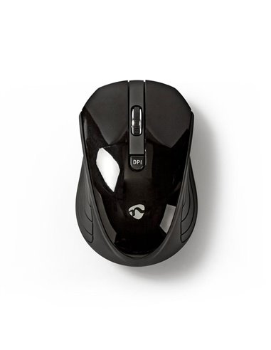 NEDIS MSWS400BK Wireless Mouse 800 / 1200 / 1600 DPI 3-Button Black