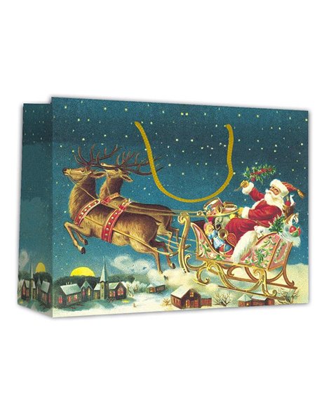 Next χάρτινη τσάντα Άγιος Βασίλης Υ40x46x14