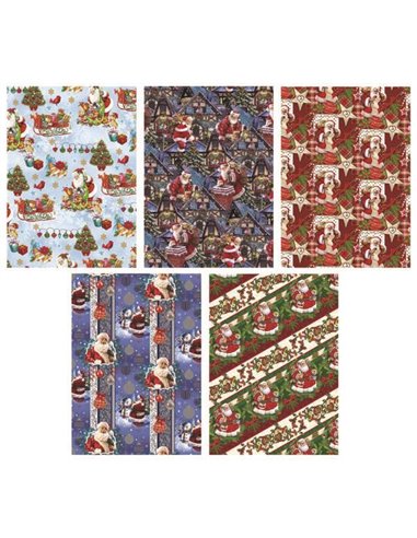 Χαρτί περιτυλίγματος ρολό 70x100εκ. "Χριστουγεννιάτικο mix 3" (P1_GW_225)