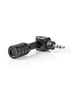 NEDIS MICMJ100BK  Wired Microphone Mini Plug-in 3.5 mm Black