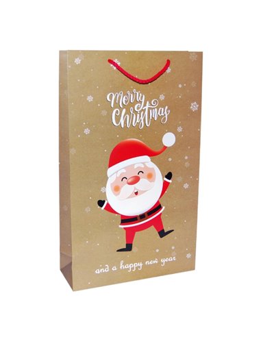 Next χάρτινη τσάντα Santa Claus Υ41x24,5x9εκ