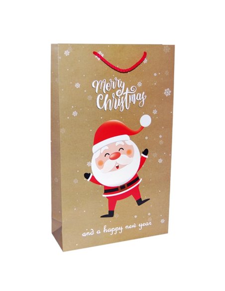 Next χάρτινη τσάντα Santa Claus Υ41x24,5x9εκ