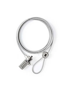 NEDIS NBLKD100ME Notebook Lock Digit 1.8 m Silver