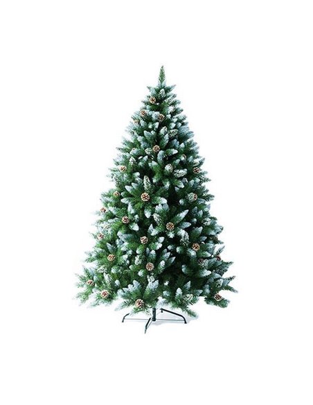 Χριστουγεννιάτικο δέντρο πράσινο με κουκουνάρες 1,80μ.