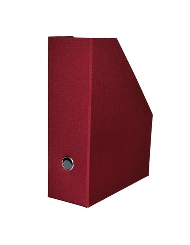 Νext θήκη περιοδικών σκληρή fabrics μπορντώ Υ33x27x10εκ.