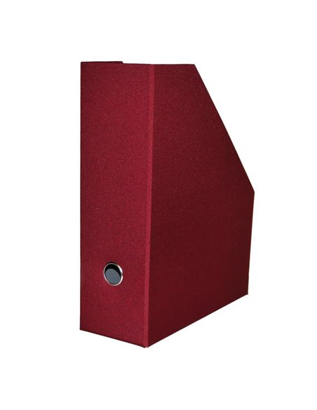 Νext θήκη περιοδικών σκληρή fabrics μπορντώ Υ33x27x10εκ.