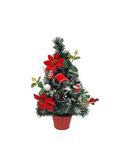 Χριστουγεννιάτικο δέντρο με στολίδια Υ:40εκ.