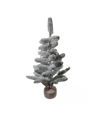 Χριστουγεννιάτικο δέντρο χιονισμένο με βάση 50εκ.