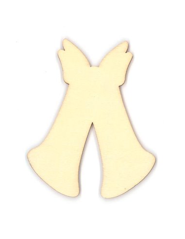 Kαμπάνα ξύλινη 8x6,5x0,3εκ.