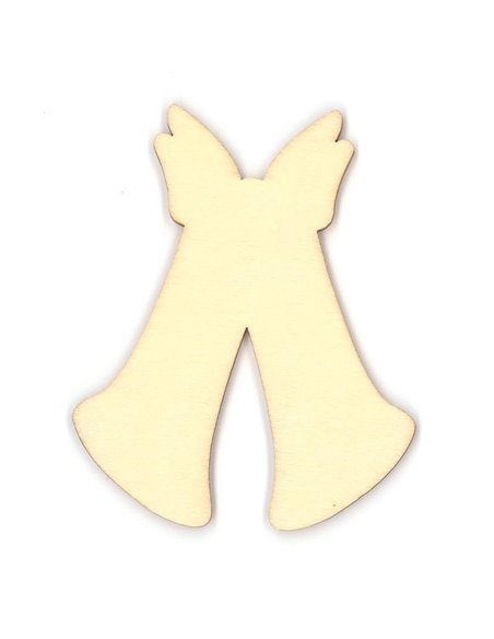 Kαμπάνα ξύλινη 8x6,5x0,3εκ.