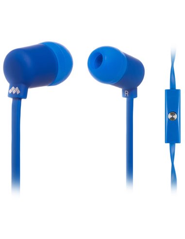 MELICONI MYSOUND SPEAK FLUO BLUE IN-EAR STEREO HEADSET (WITH MICROPHONE)