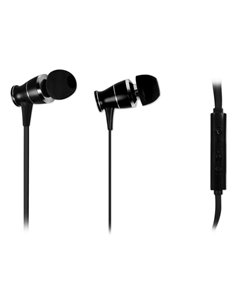 NOD L2M BLACK  METAL HANDSFREE HEADPHONES BLACK COLOR