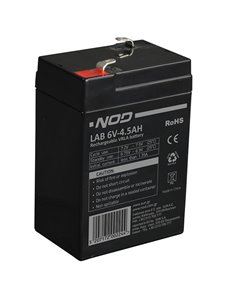 NOD LAB 6V4.5AH LEAD ACID BATTERY