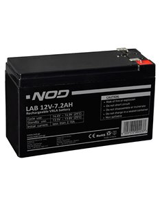 NOD LAB 12V7.2AH LEAD ACID BATTERY