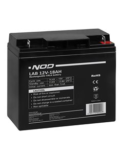 NOD LAB 12V18AH LEAD ACID BATTERY