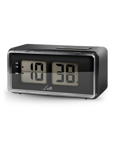 LIFE ACL-100 Alarm Clock Flip digits black