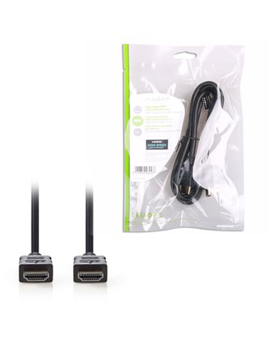 NEDIS CVGP34000BK15 High Speed HDMI, Cable with Ethernet, HDMI Connector - HDMI