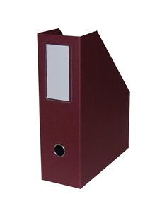 Νext θήκη περιοδικών classic μπορντώ Υ33x27x10εκ.