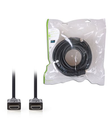 NEDIS CVGP34000BK150 High Speed HDMI Cable with Ethernet HDMI Connector-HDMI Con
