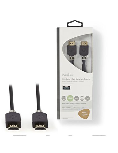 NEDIS CVBW34000AT20 High Speed HDMI Cable with Ethernet HDMI Connector-HDMI Conn