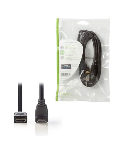 NEDIS CVGP34200BK15 High Speed HDMI Cable with Ethernet HDMI Connector-HDMI Conn