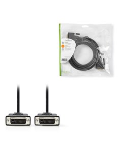 NEDIS CCGP32001BK20 DVI Cable DVI-D 24+1-Pin Male DVI-D 24+1-Pin Male 2560x1600
