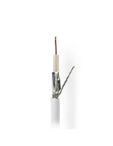 NEDIS CSBR4015WT1000 Coax Cable Coax 9 (KOKA 799) 100 m Reel White