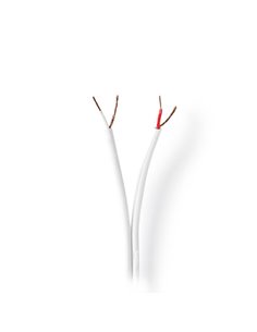 NEDIS CAGW2400WT1000 RCA Cable 2x 0.15.0 mm2 100 m Wrap White