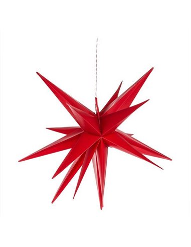 Χριστουγεννιάτικο αστέρι φωτιζόμενο με μπαταρίες 35εκ.