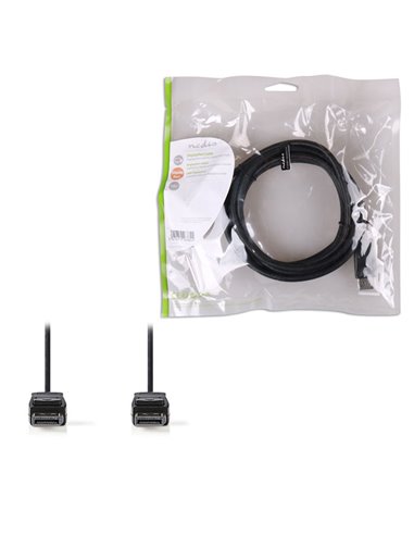NEDIS CCGP37010BK30 DisplayPort Cable DisplayPort Male-DisplayPort Male 3.0 m Bl