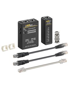 93010 NETWORK CABLE TESTER SET FOR CAT 5/6 NETWORK AND ISDN CONNECTIONS