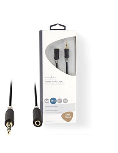 NEDIS CABW22050AT30 Stereo Audio Cable 3.5 mm Male - 3.5 mm Female 3.0 m Anthrac