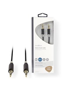 NEDIS CABW22000AT50 Stereo Audio Cable 3.5 mm Male - 3.5 mm Male 5.0 m Anthracit