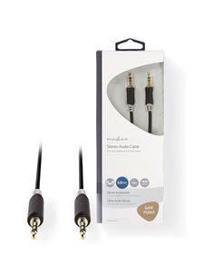 NEDIS CABW22000AT10 Stereo Audio Cable 3.5 mm Male - 3.5 mm Male 1.0m Anthracite