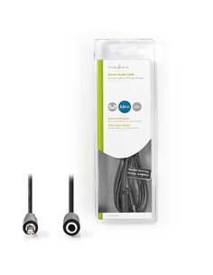 NEDIS CAGB22050BK20 Stereo Audio Cable 3.5 mm Male - 3.5 mm Female 2.0 m Black