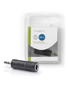 NEDIS CAGB22935BK Stereo Audio Adapter 3.5 mm Male - 6.35 mm Female Black