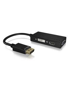 ICY BOX IB-AC1031 ADAPTER DP TO HDMI/ DVI-D/VGA /60233