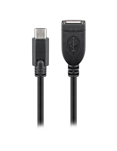 55470 USB-C extension cable, black