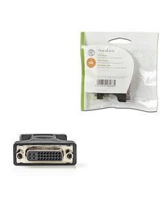 NEDIS CCGP32901BK VGA - DVI Adapter VGA male - DVI-I 24+5-pin Female Black