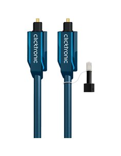 70365/0.50m CLICK CASUAL TOSLINK ΑΡΣ. - TOSLINK ΑΡΣ. + 3,5mm ΑΡΣ.