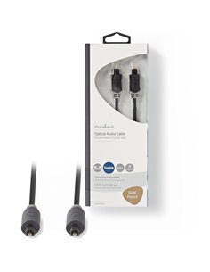 NEDIS CABW25000AT10 Optical Audio Cable TosLink Male - TosLink Male 1.0 m Anthra