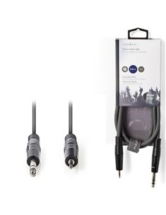 NEDIS COTH23205GY15 Stereo Audio Cable 6.35 mm Male - 3.5 mm Male 1.5m Grey