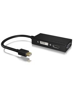 ICY BOX IB-AC1032 ADAPTER MINI DP TO HDMI/ DVI-D/VGA /60234