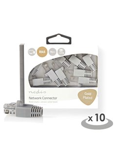 NEDIS CCBW89355GY Cat 6 UTP Network Connector Set RJ45 Male-Free Strain Relief B