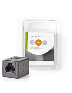 NEDIS CCGB89010BK Cat 6 Network Adapter RJ45 (8P8C) Female - RJ45 (8P8C) Female