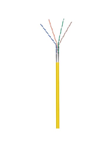 93266 CAT5 PATCH F/UTP CABLE YELLOW 100m
