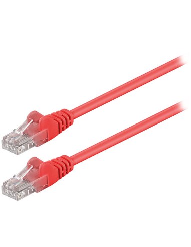 68613 CAT 5e U/UTP PATCH CABLE 0.25m RED